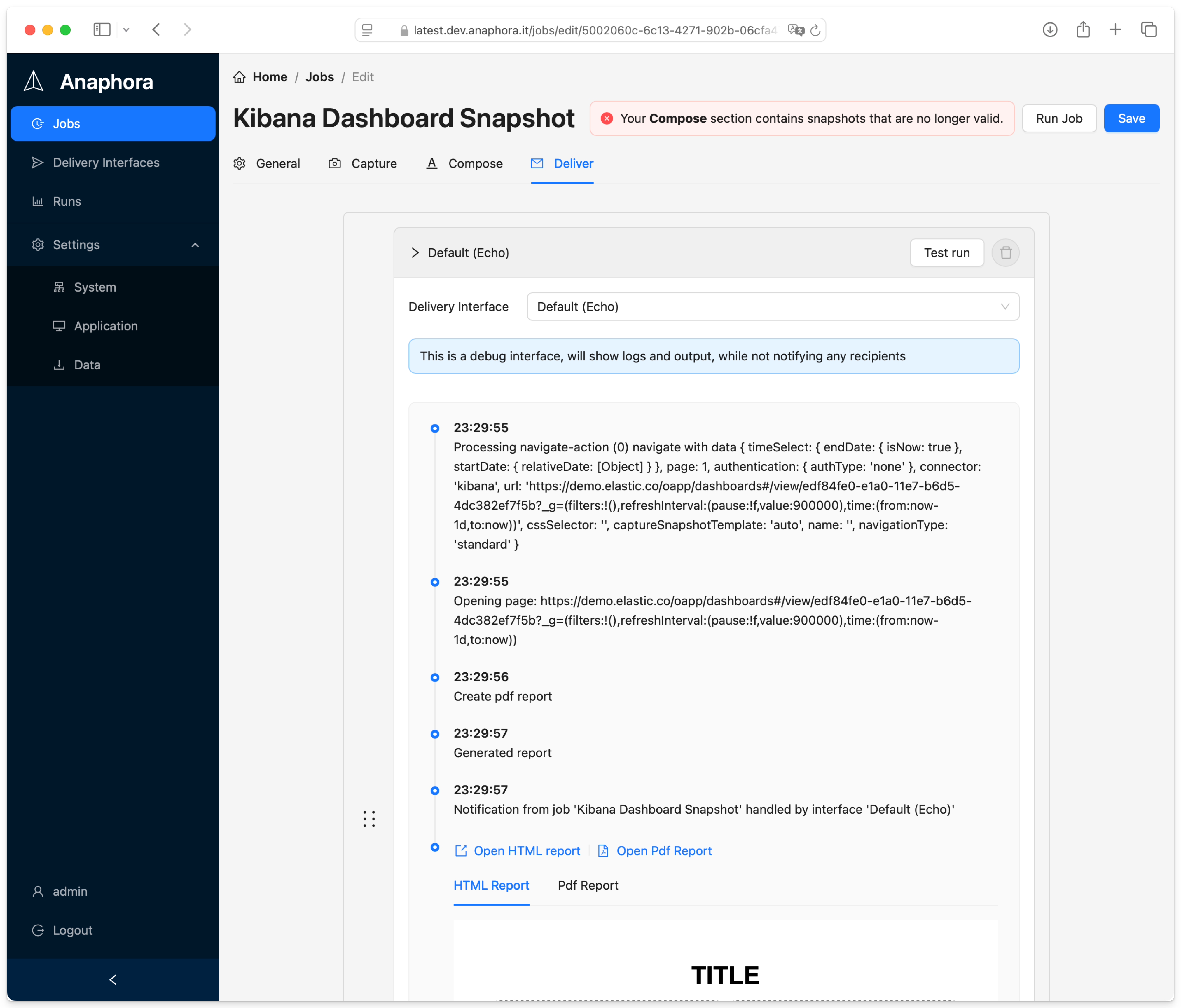 Troubleshooting Failed Video Captures in Anaphora