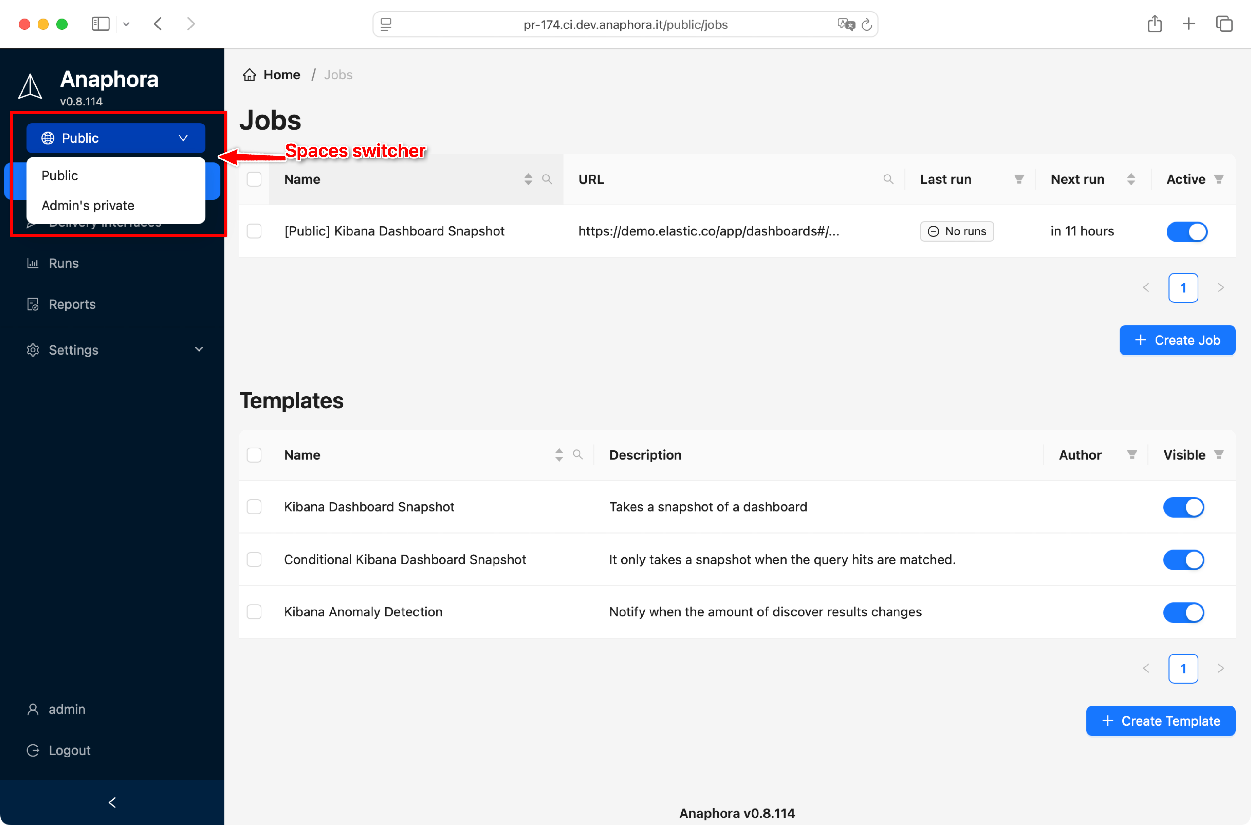 "Introducing Spaces: restricting resources to users/roles"